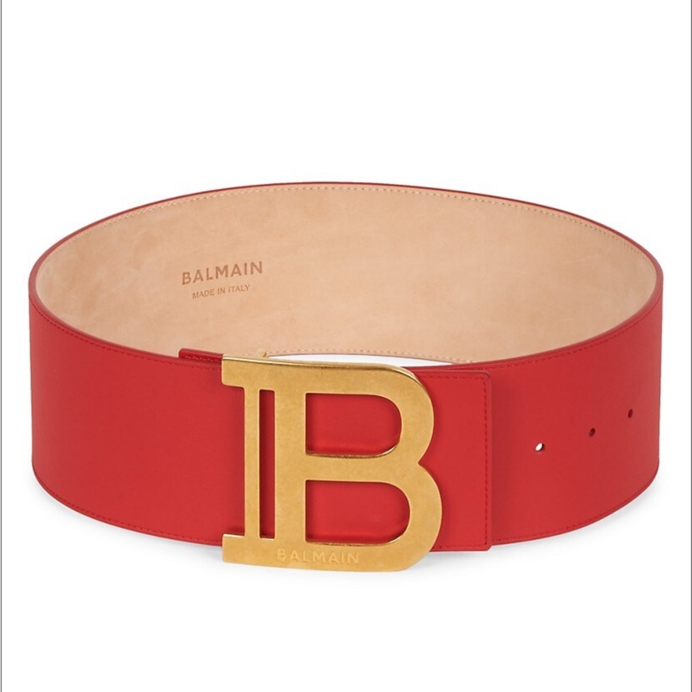 Balmain
B-Buckle Leather Belt